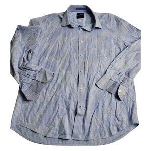 3497 Tommy‎ Bahama Long Sleeve Button Down Men's XL Cotton/Silk Blend